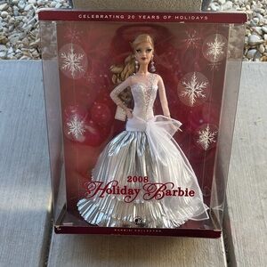 Barbie 2008 Holiday Doll in Shimmering Silver